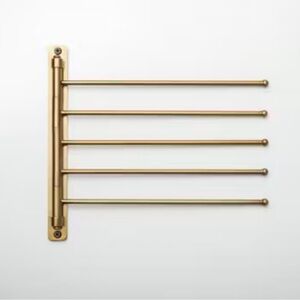 Hearth & Hand brushed metal swivel coat rack